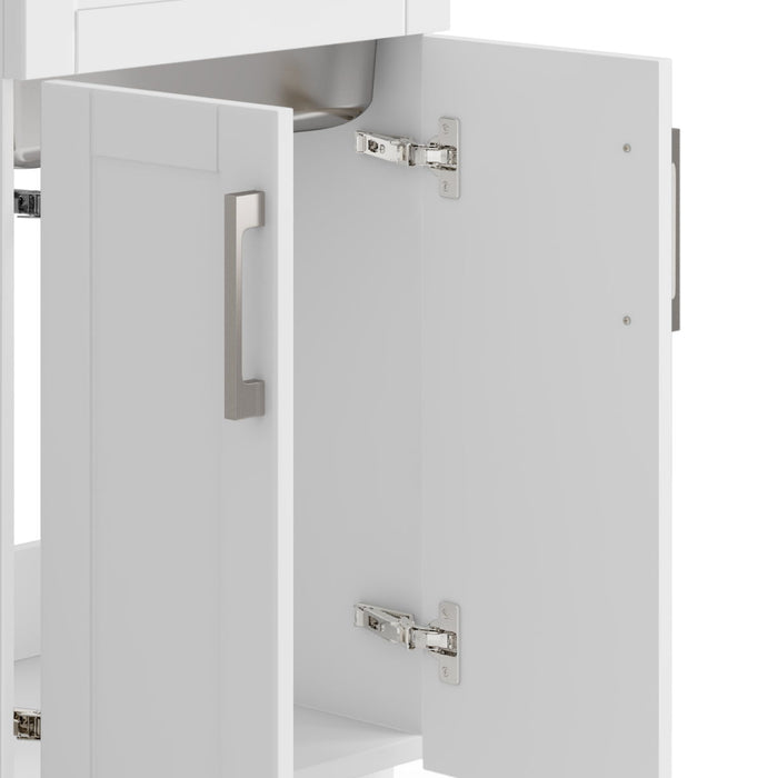 Hennessy - Deluxe Laundry Cabinet With Faucet And Stainless Steel Sink