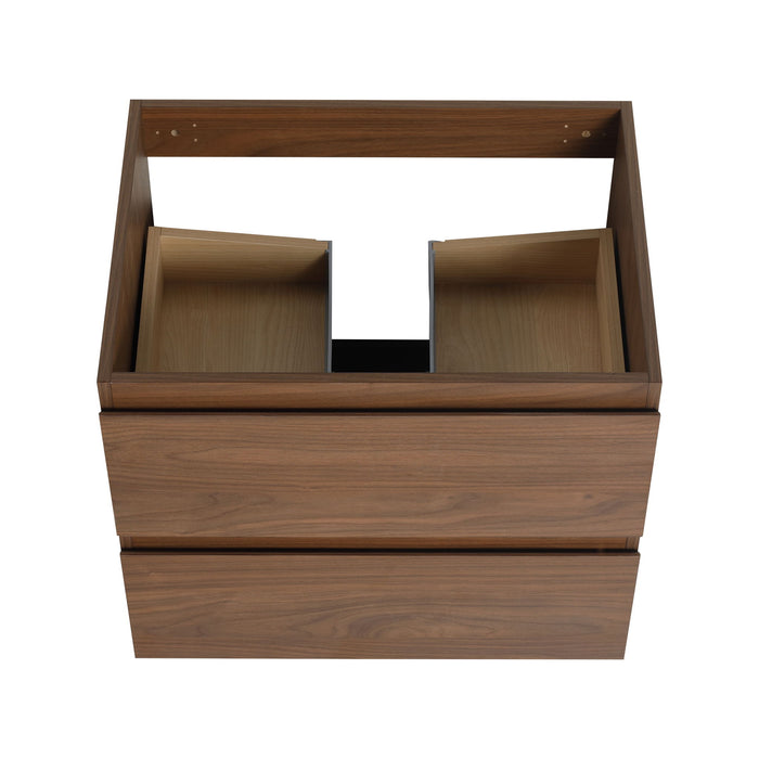 Wall Mounted Bathroom Vanity With Sink, 2 Soft Close Drawers