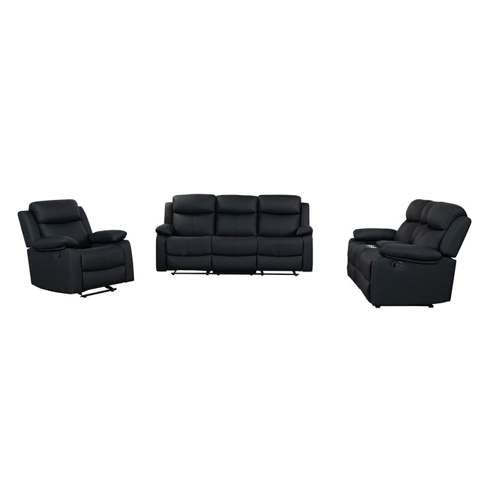 Blanche - Glider Recliner With LED, Pillow Top Arms