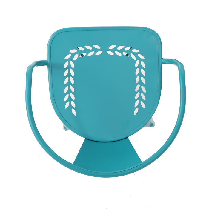 Lourdes - 3 Piece Metal Set - Teal