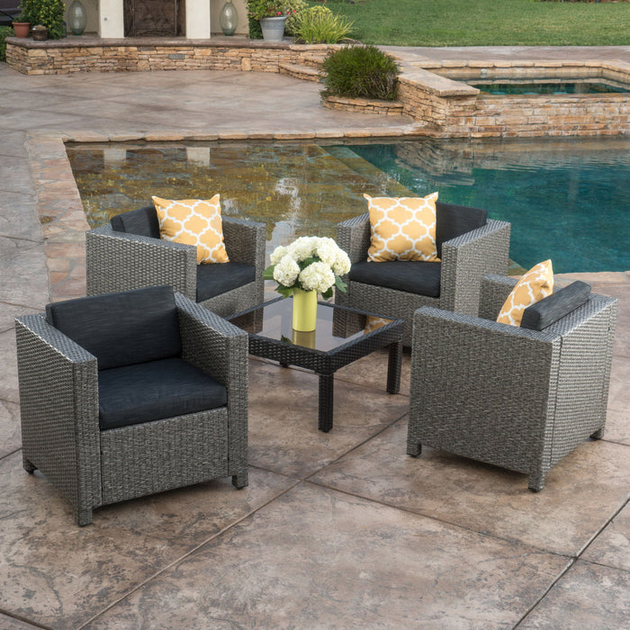 Stylish Outdoor Club Chair With Weather Resistant Cushions