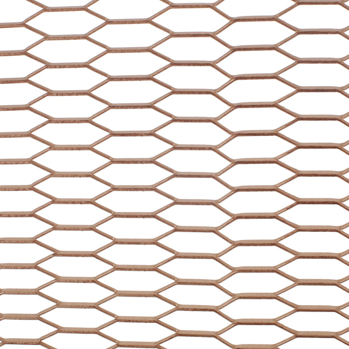 Modern Single Panel Iron Room Divider - Gold Brushed Brown