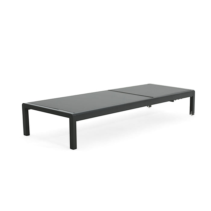 Outdoor Patio Chaise Lounge With 5 Reclining Positions