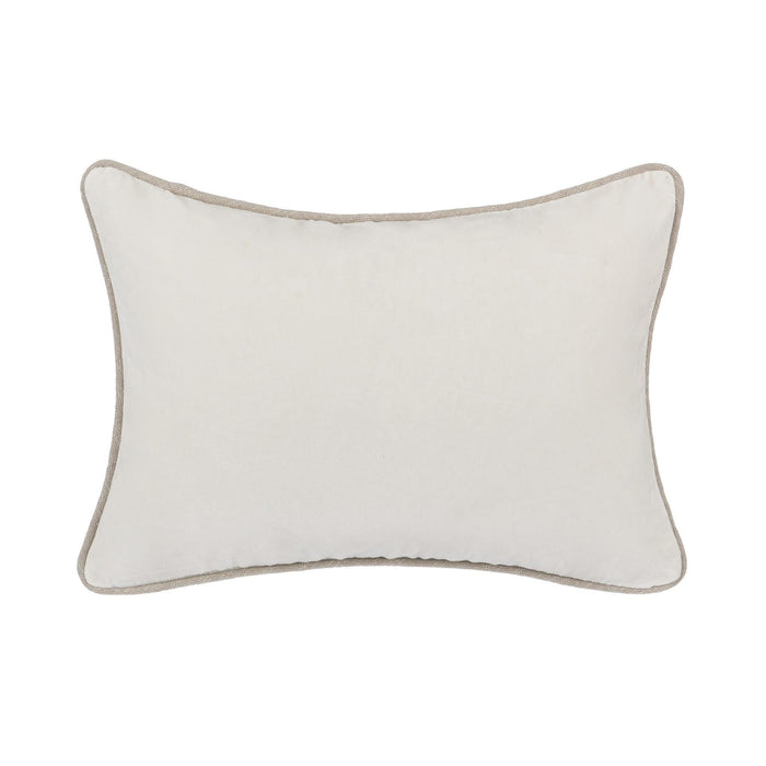 Heirloom Velvet - SLD Pillow - Ivory