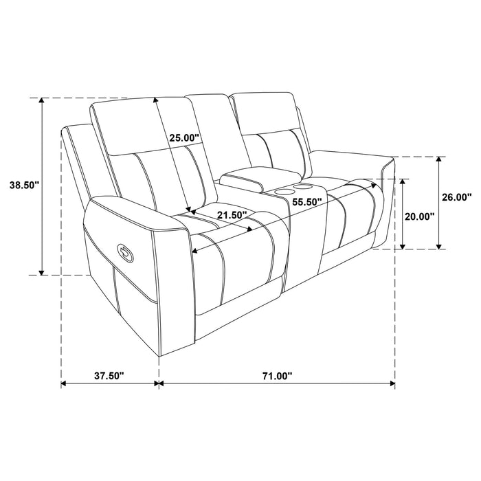 Slater - 2 Piece Reclining Sofa Set With Manual Recline