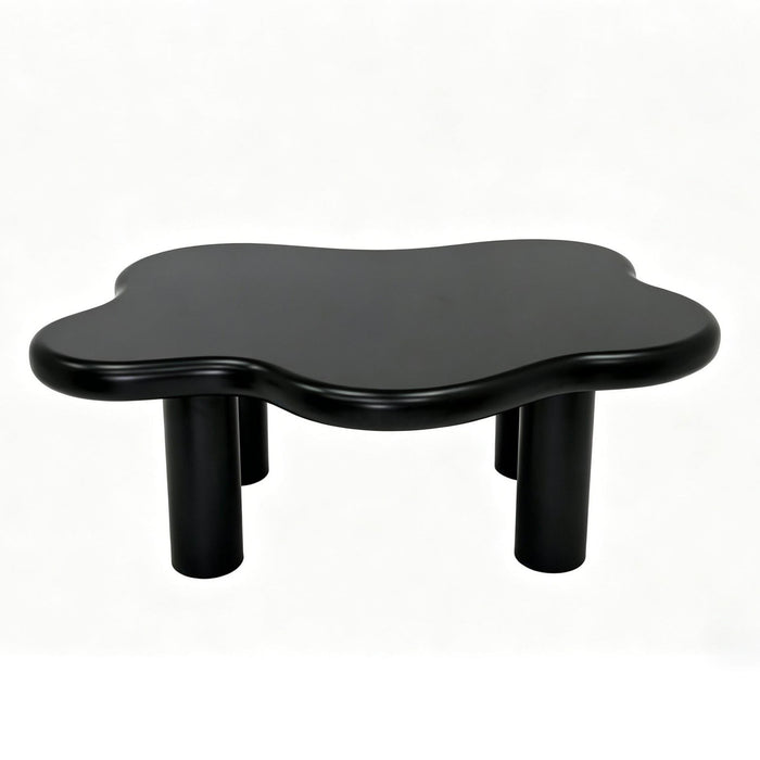 Cloud Shaped Coffee Table With 4 Round Legs