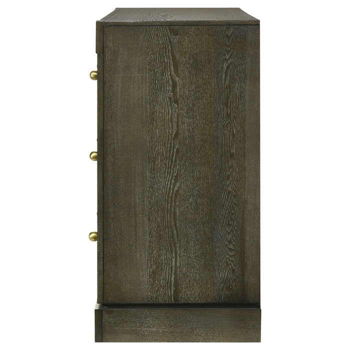 Sundance - 6 Drawer Dresser Cabinet - Dark Brown