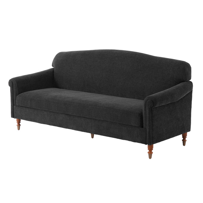 Loveseat Sofa, 2 Seater Couch With Rolled Arms