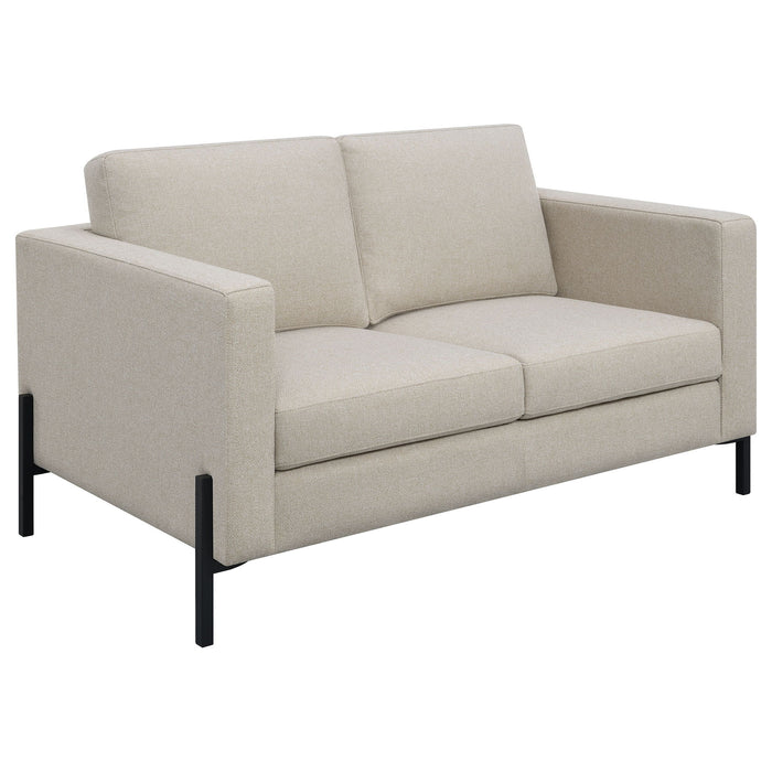 Dulcie - 2 Piece Loose Back Sofa Set - Oatmeal