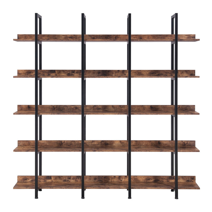 Vintage Industrial 5 Tier Bookcase