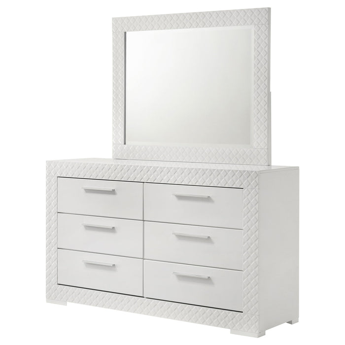 Pierce - 6 Drawer Dresser And Mirror