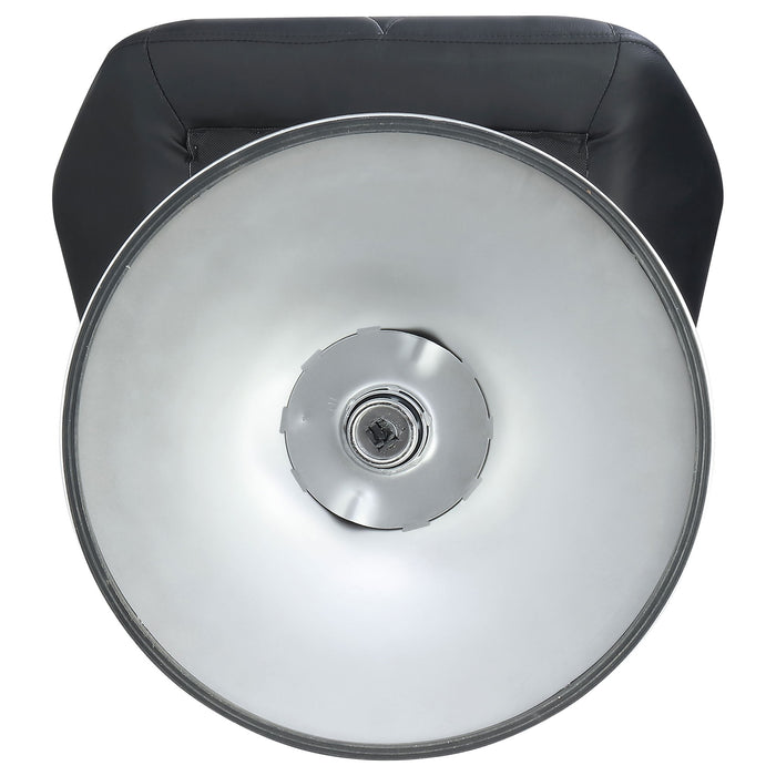 Adjustable Bar Stool With Height-Adjustable Base (Set of 2)