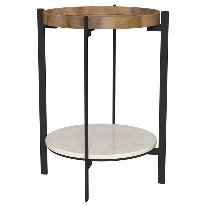 Cowper - Round End Table - Natural