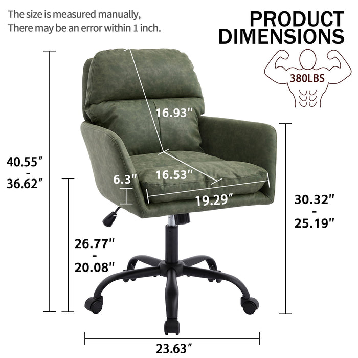 Office Chair With Adjustable Height, Ergonomic Design