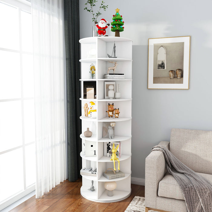 Rotating Shoe Rack Tower