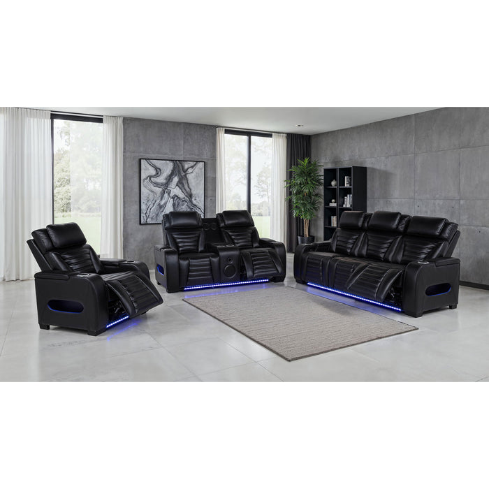 Isadora - Power Recliner With Dual Power Adjustments - Black