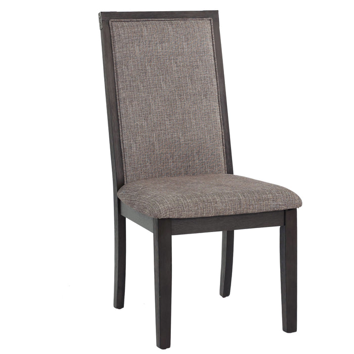 Upholstered Dining Chairs (Set of 2) - Gray - Fabric