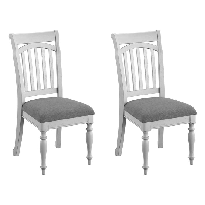 Slat Back Dining Chairs (Set of 2) - Gray