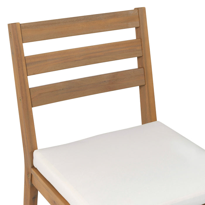 Patio Bar Set With Ergonomic Chairs