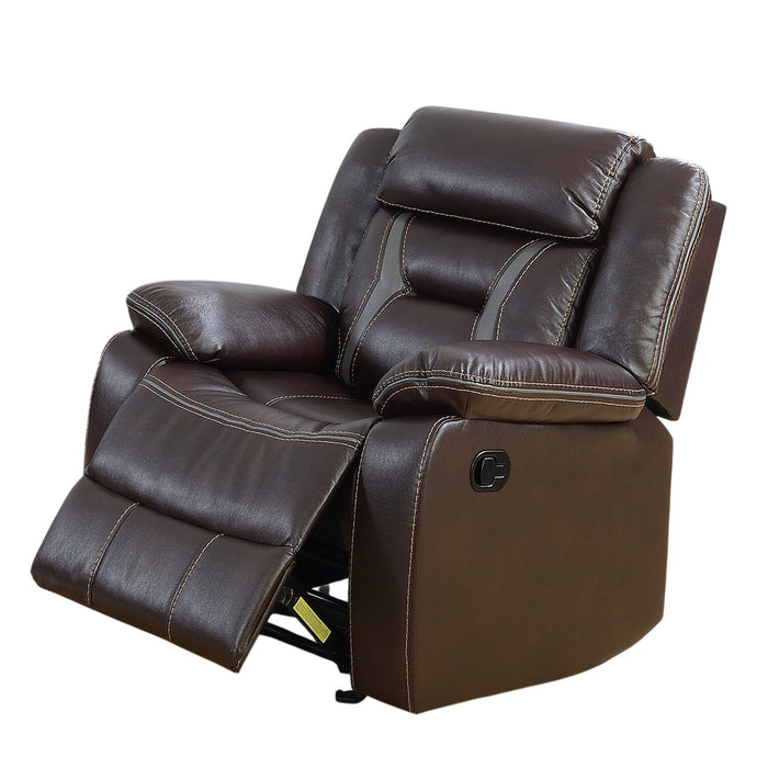 Modern Recliner With Pillow Arms And Headrest