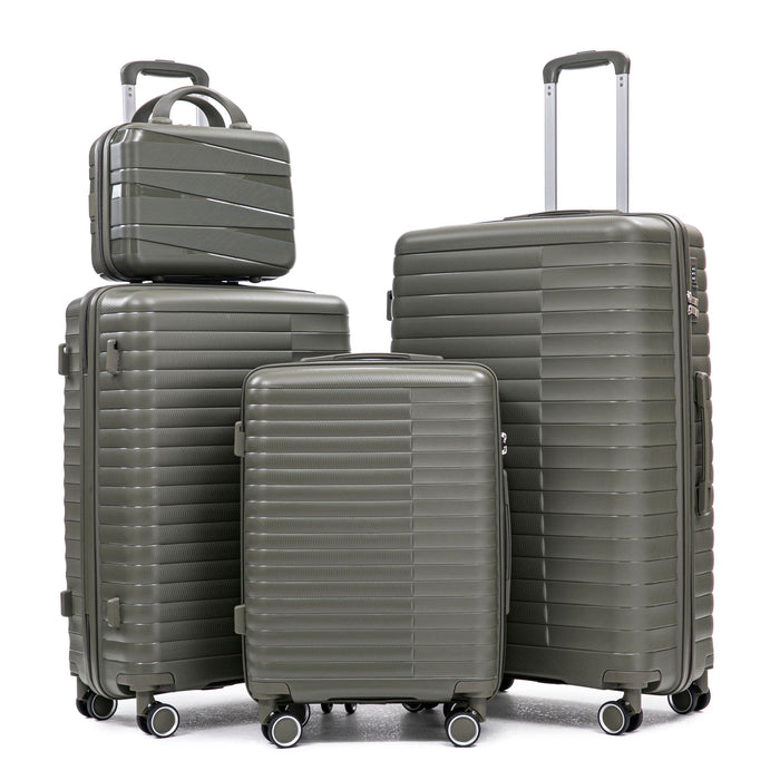 4 Piece Luggage Set, Combination Lock