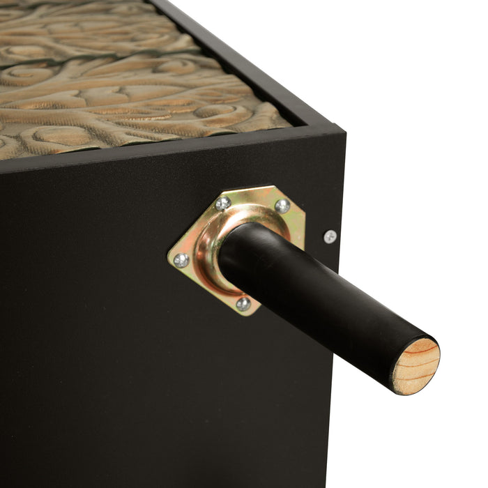 3 Drawer Cabinet, Suitable For Bedroom - Black