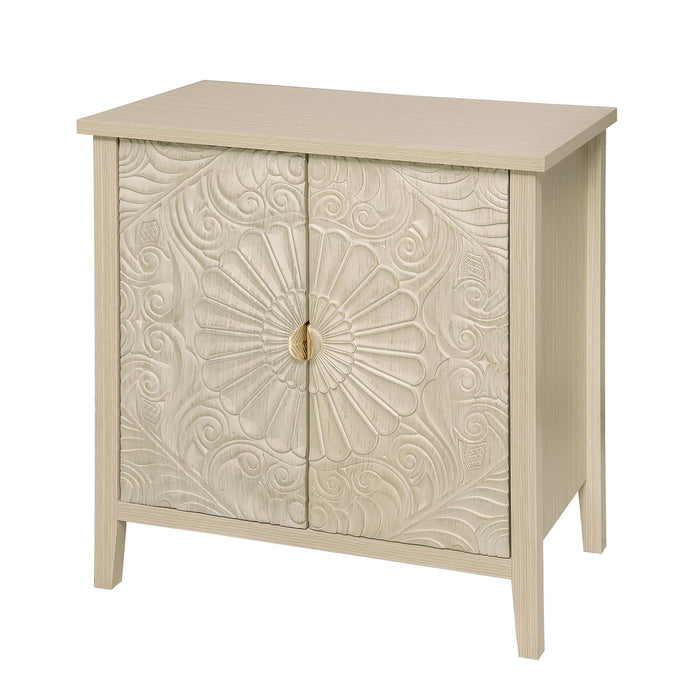 2 Door Cabinet, American Furniture, Suitable For Bedroom, Living Room, Study - Natural