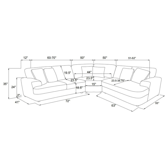 Langford - Sectional Sofa
