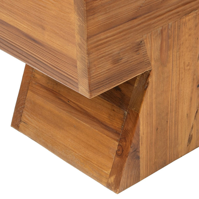 Nico - Stool Ottoman - Brown