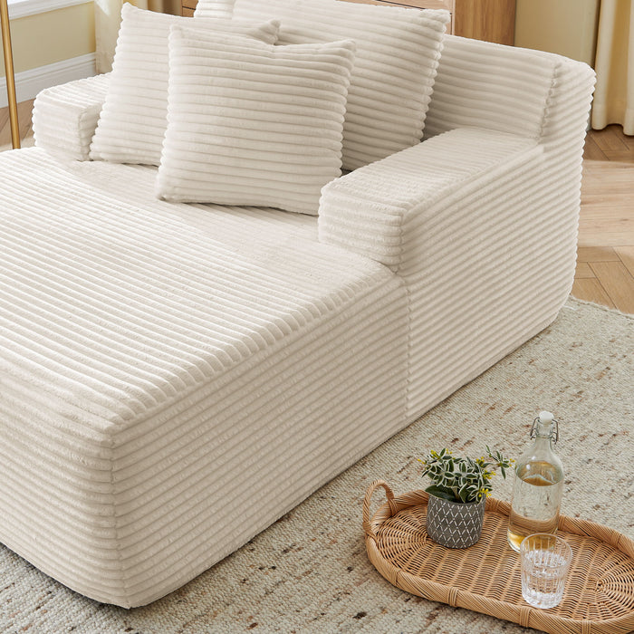 Modern Single Lazy Sofa Lounge Chair With High Density Foam