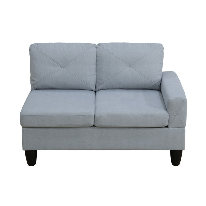 Modular L - Shaped Sectional Sofa 6 Seater 4 Piece Couch With Chaise