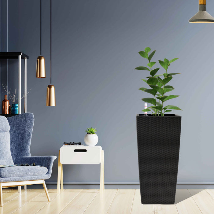 Indoor Outdoor Planter With Automatic Watering System (Set of 2)