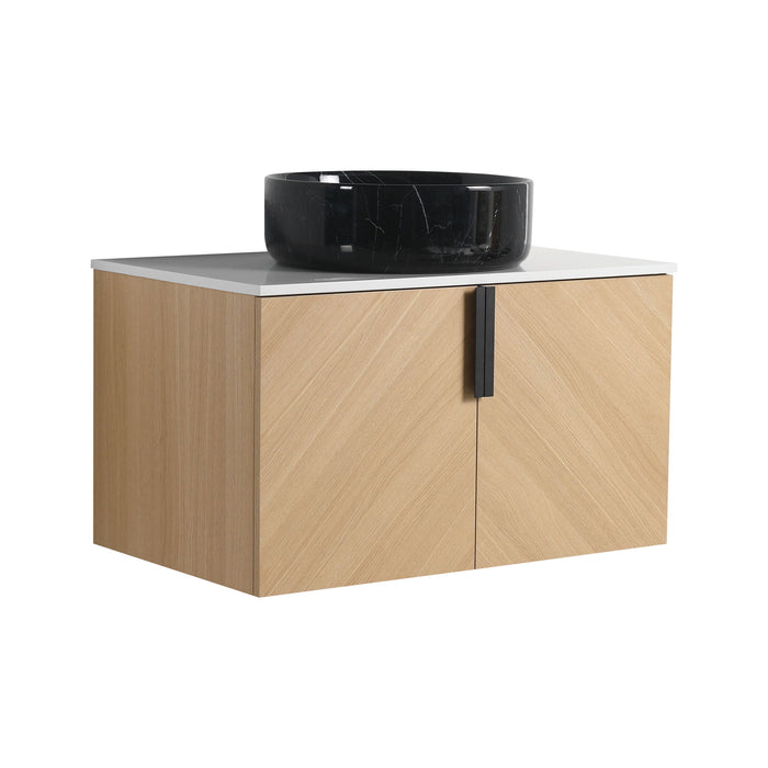 Wall Mounted Bathroom Vanity & Art Sink