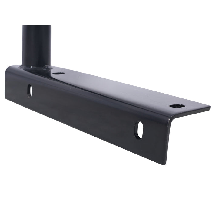 Universal Pick-Up Truck Rack 650 Lbs Adjustable Fit 2-Bars Utility Ladder Truck Cargo Rack - Black