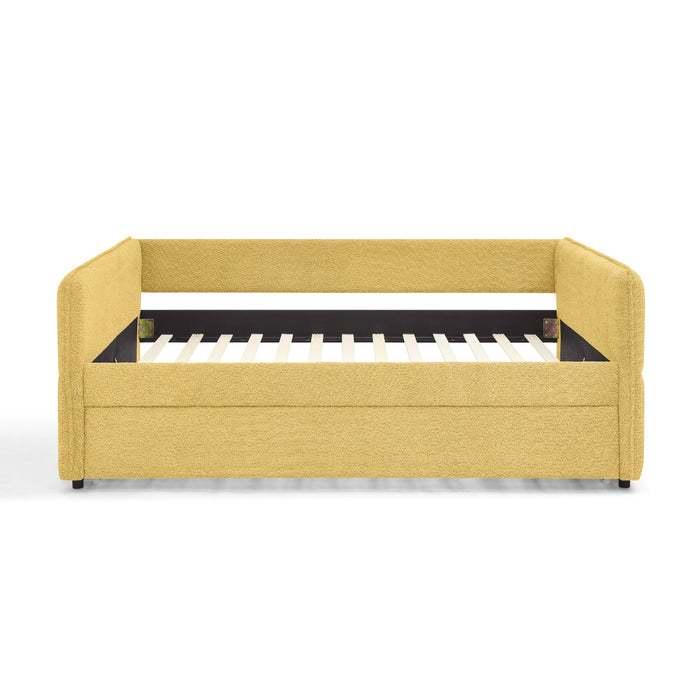 Upholstered Daybed With Pop Up Trundle