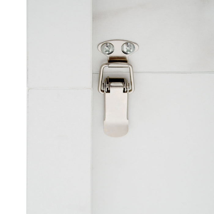 Modern Rectangle Dining Table With Stretchable Top, Storage Cabinet