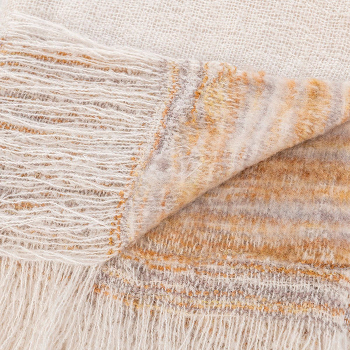 Throws - TC Albedo Throw - Ivory / Rust