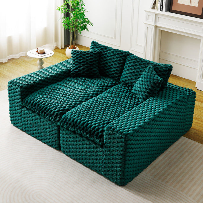 Multifunctional Sofa, Side-By-Side Or Facing Each Other