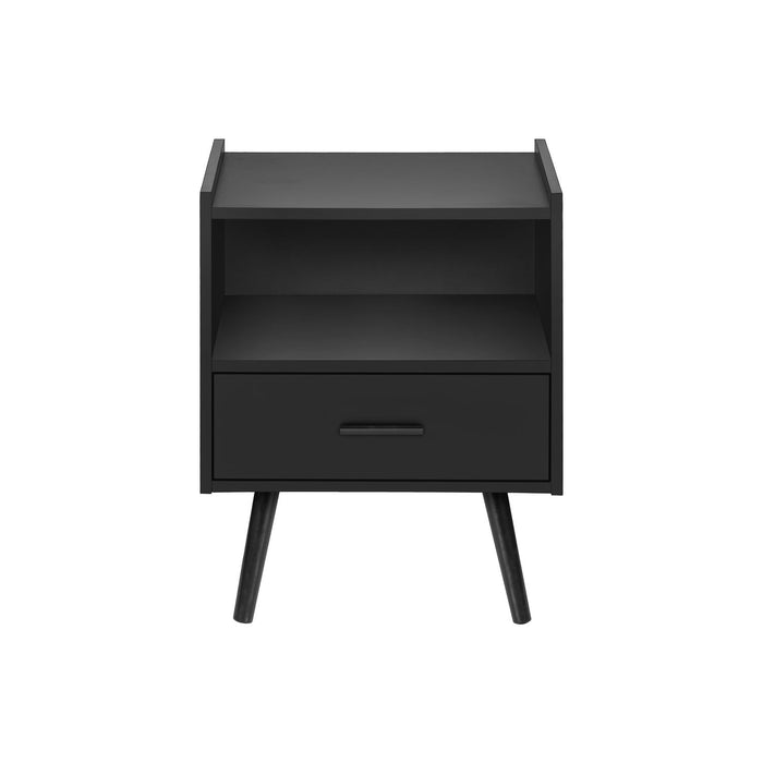 Modern Accent Table With Storage Drawer