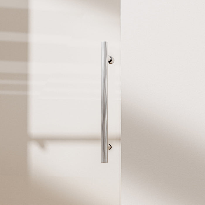 Frameless, Single Sliding Soft Close Shower Doors, 5/16" Sgcc Tempered Glass