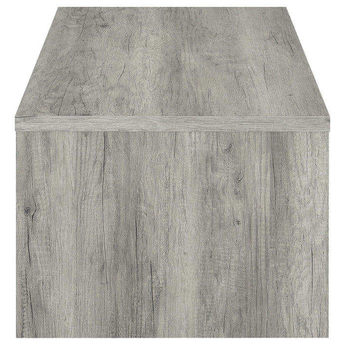 Nuberg - 2 Drawer Coffee Table Rectangular Design - Gray