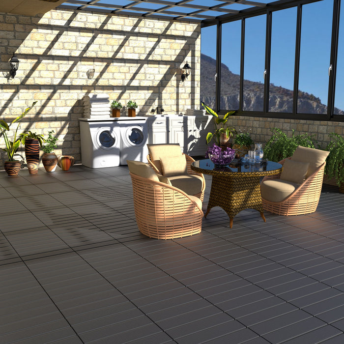Interlocking Deck Tiles 44 Pack For Backyard