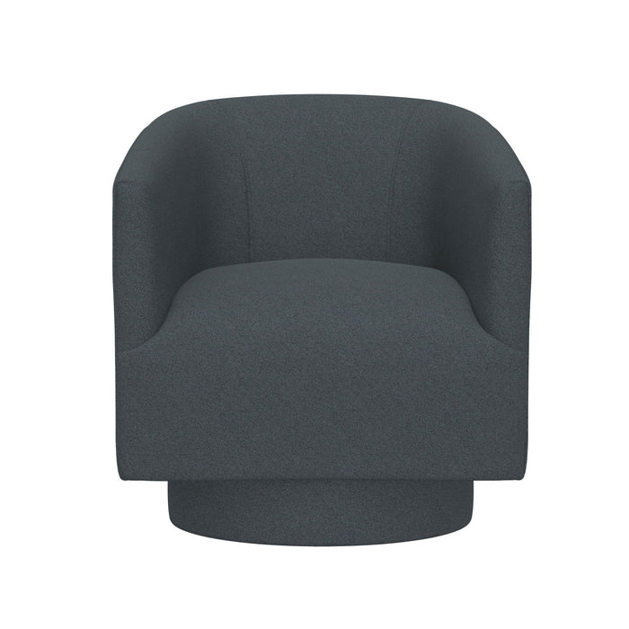 Brylee - Swivel Accent Chair - Midnight Blue
