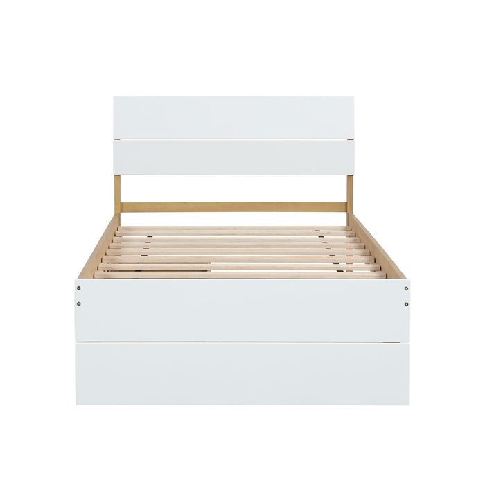 Modern Bed Frame With Headboard And Footboard