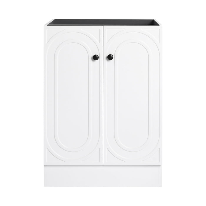 Modern Freestanding Bathroom Vanity With Soft Close Cabinet Doors