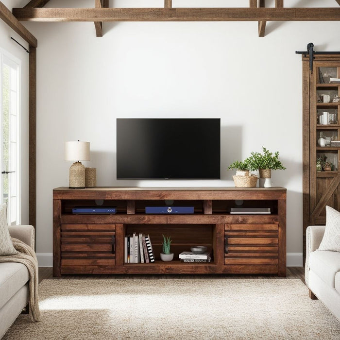 Console TV Stand For TVs Up To 85" - Whiskey