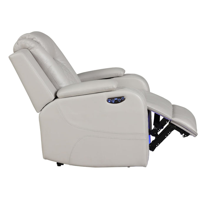 Benz - LED & Power Recliner Chair With Adjustable Headrest