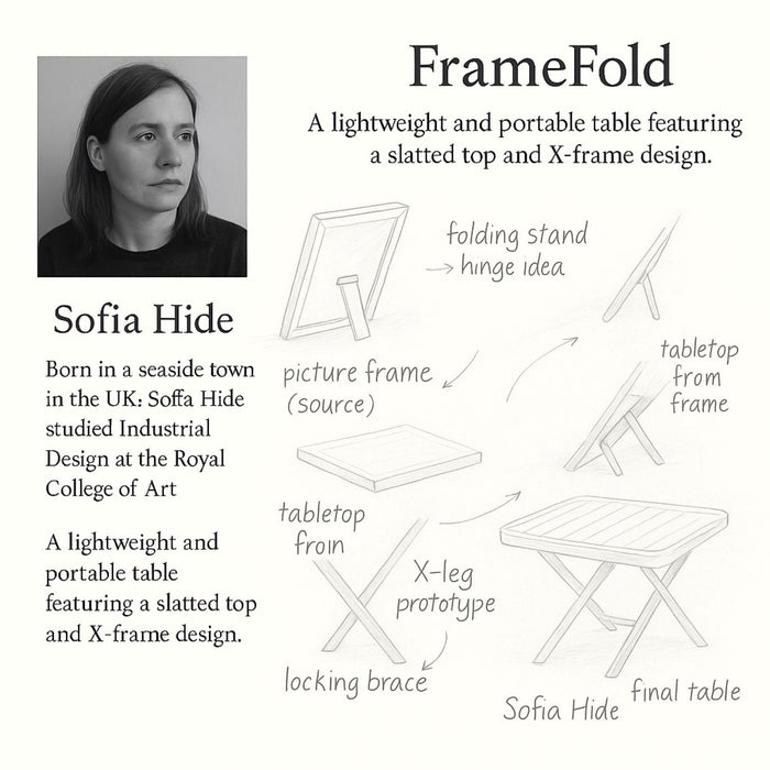 Modern Folding Square Table, Water Proof And Wear Resistant - Apricot / White