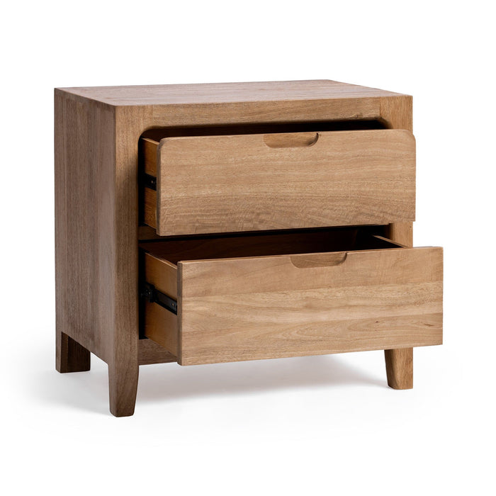 Laguna - 2 Drawer Nightstand - Natural Maple