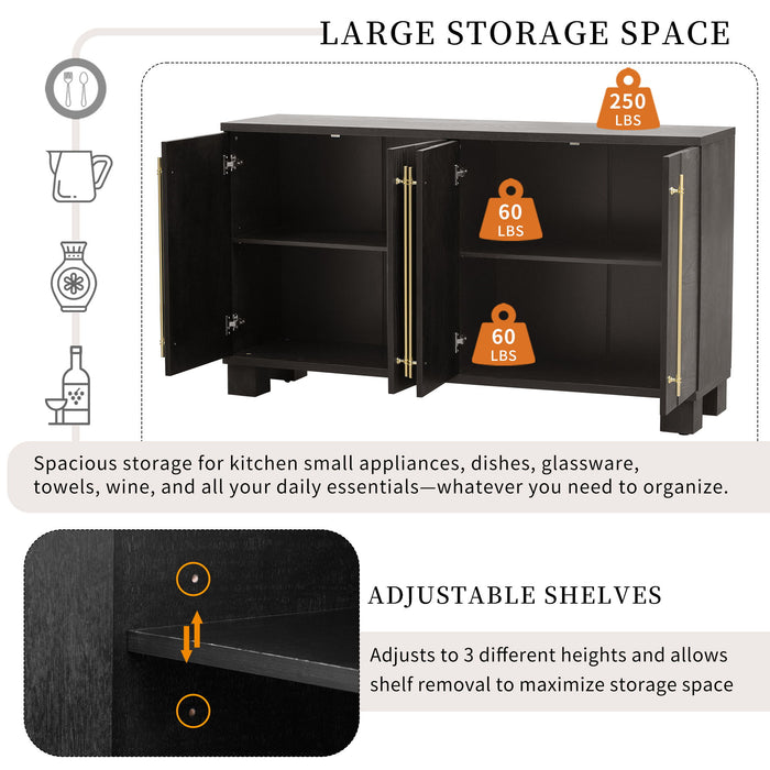 Sideboard With Adjustable Shelves